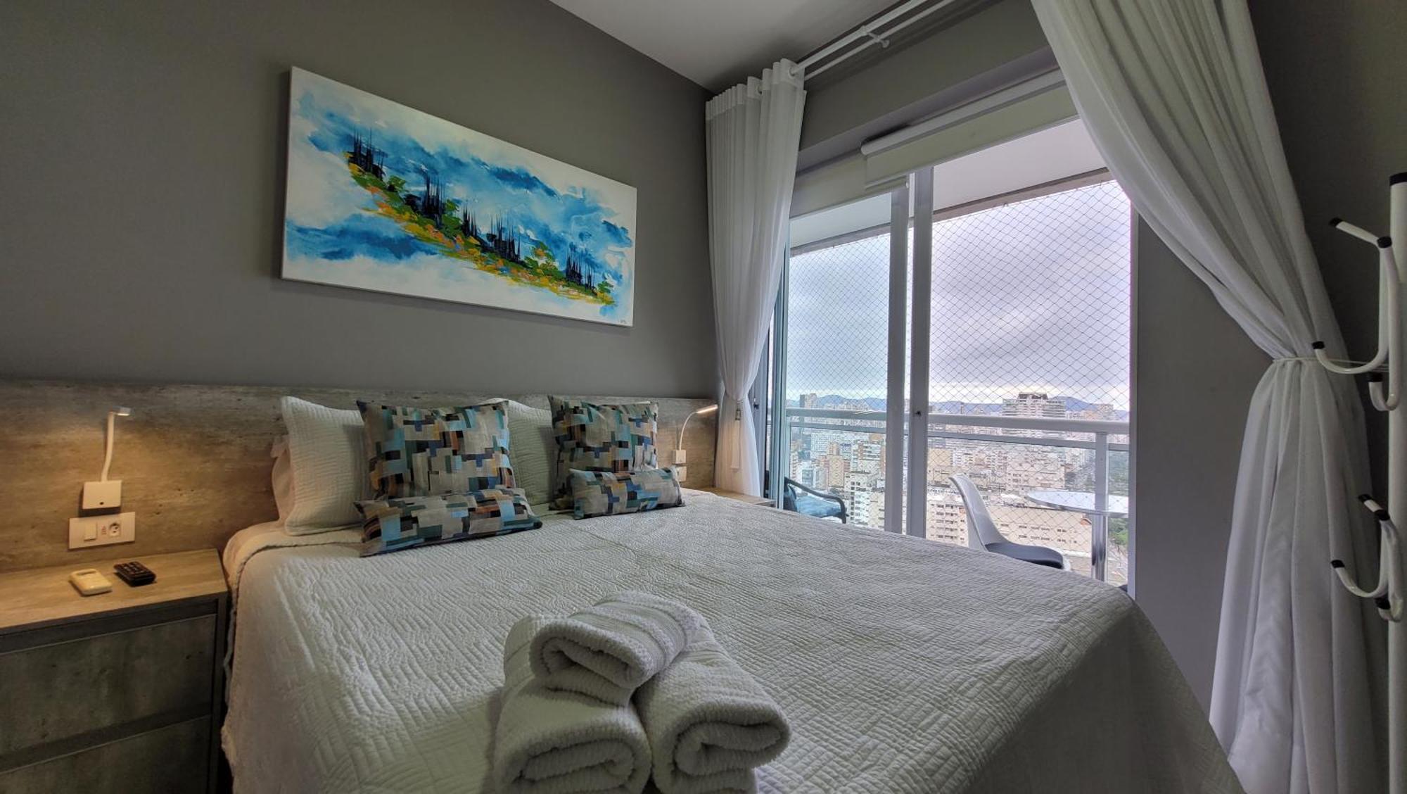 Booksantos Unlimited 2705 - Veja O Mar Da Cama Apartment Ngoại thất bức ảnh